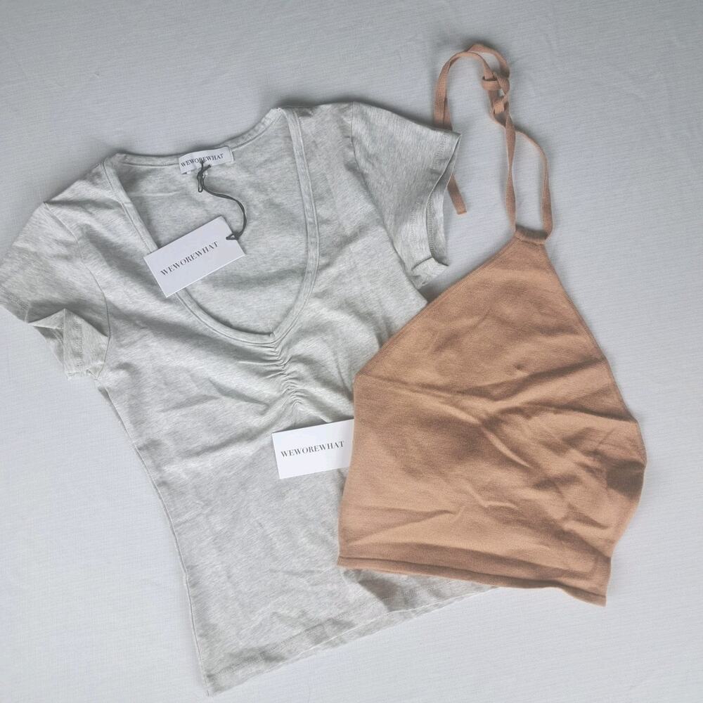 We Wore What 2 Pack Tank And Halter Top Both Size Small